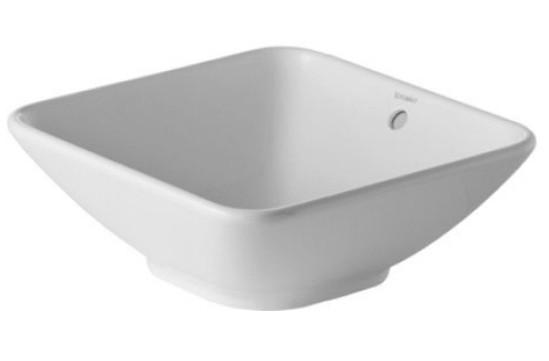 Duravit Me by Starck 42 fritst&aring;ende bowlevask - Uden hanehul - Med overl&oslash;b