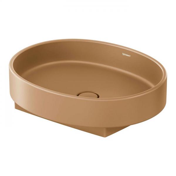 Duravit Balcoon 55 fritstående bowlevask - Uden hanehul - Ler Terra - DuraShield Duravit Balcoon 55 fritstående bowlevask - Uden hanehul - Ler Terra - DuraShield