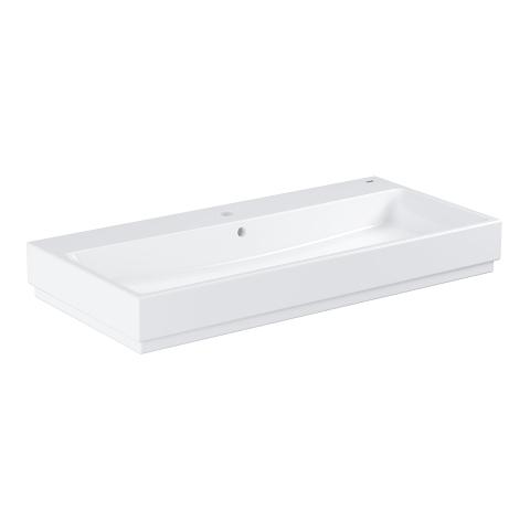 Grohe Cube 100 bowlevask op til v&aelig;g - 1/3 hanehul - Med overl&oslash;b - PureGuard