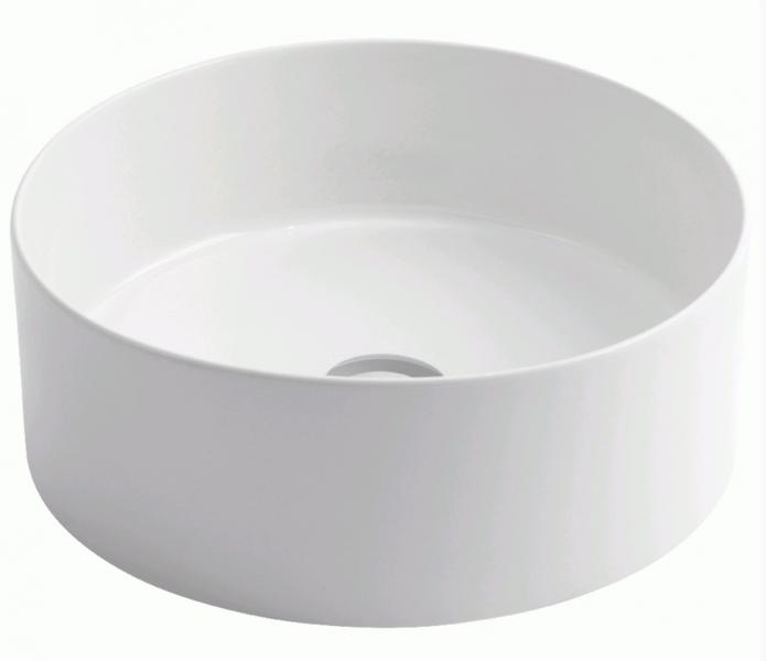 Lavabo Mate Slim &Oslash;40 fritst&aring;ende bowlevask - Uden overl&oslash;b