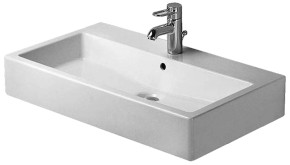 Duravit Vero 80 bowlevask op til v&aelig;g - Uden hanehul