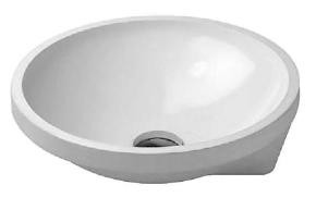 Duravit Architec Ø40 håndvask t/underlimning - Uden hanehul Duravit Architec Ø40 håndvask t/underlimning - Uden hanehul