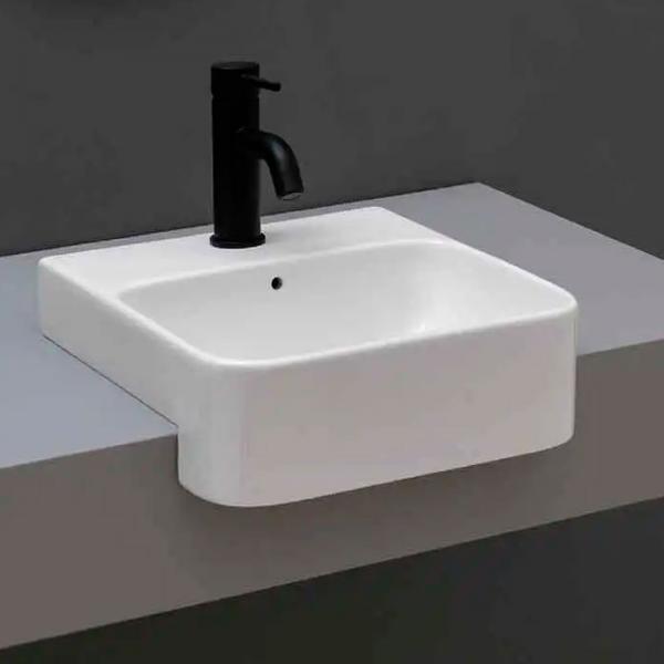 Lavabo 35 semi-indbygget håndvask - 1 hanehul Lavabo 35 semi-indbygget håndvask - 1 hanehul