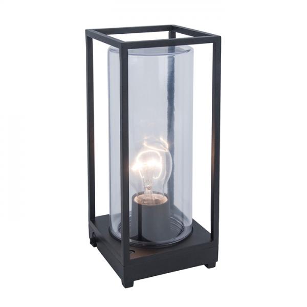 Lutec Tradition Flair udend&oslash;rs bordlampe - Mat sort
