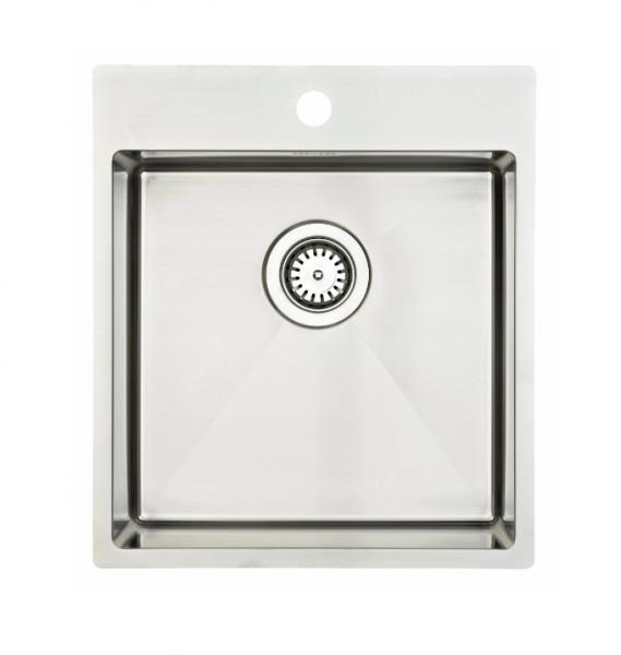 Lavabo Kubus 440 Soft k&oslash;kkenvask - Rustfrit st&aring;l