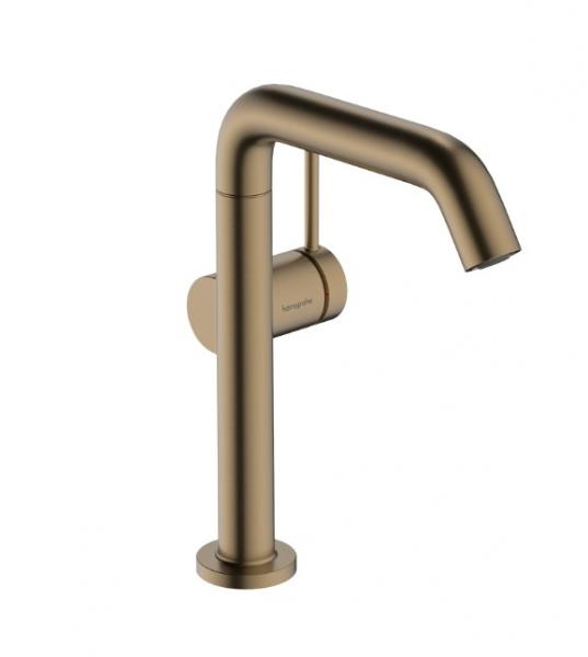 Hansgrohe Tecturis S 210 Fine bowlearmatur m/CoolStart og bundventil - B&oslash;rstet bronze