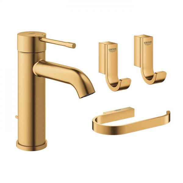 Grohe Essence & Selection vandhane m/tilbeh&oslash;r - B&oslash;rstet cool sunrise
