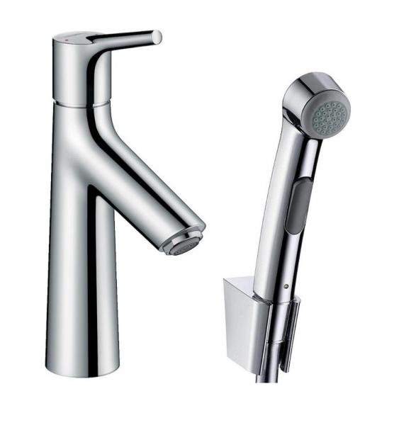 Hansgrohe Talis S h&aring;ndvaskarmatur m/h&aring;ndbruser og push-open bundventil