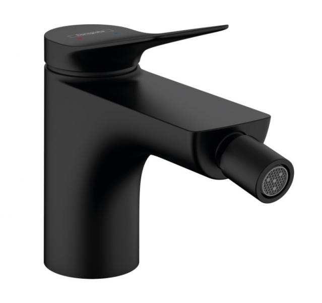 Hansgrohe Vivenis bid&eacute;tarmatur m/l&oslash;ft-op bundventil - Mat sort