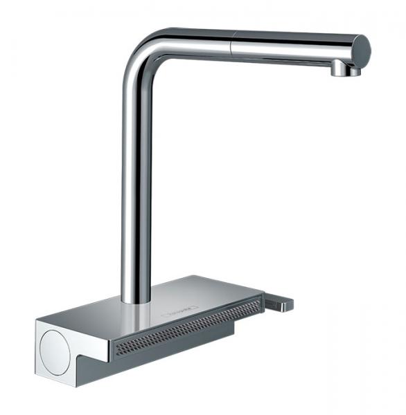 hansgrohe Aquno Select M81 køkkenarmatur 250 L-tud med udtræk og brus - Krom hansgrohe Aquno Select M81 køkkenarmatur 250 L-tud med udtræk og brus - Krom