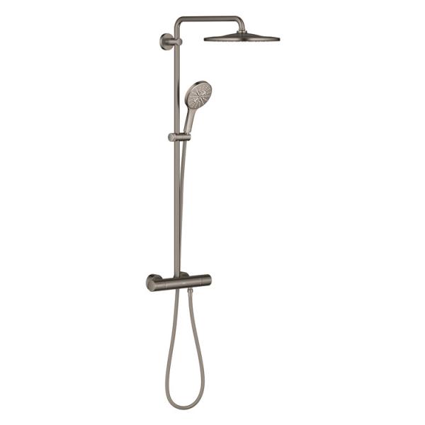 Grohe Rainshower SmartActive 310 brusesystem - Børstet hard graphite Grohe Rainshower SmartActive 310 brusesystem - Børstet hard graphite