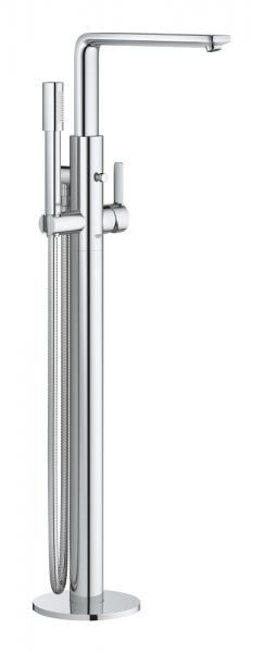 Grohe Lineare fritst&aring;ende badekararmatur - Krom