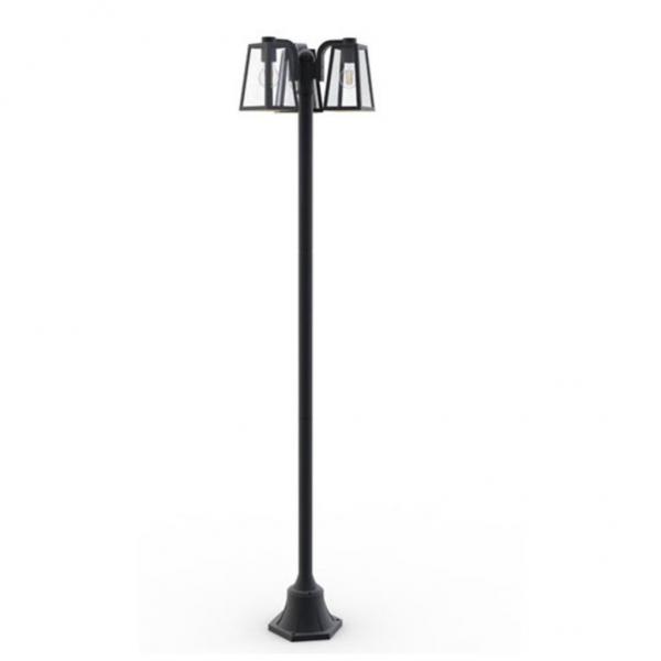 Lutec Tradition Fia udend&oslash;rs standerlampe t/3 p&aelig;rer - Mat sort