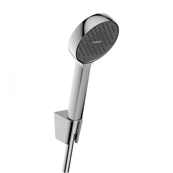hansgrohe Activera Select S h&aring;ndbrusers&aelig;t 95 2jet m/Ecosmart og bruserslange - Krom