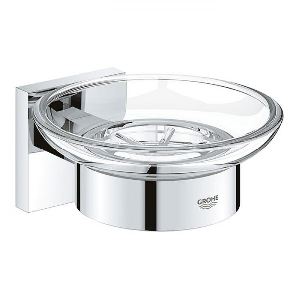 Grohe Start Cube sæbeskål t/væg - Krom Grohe Start Cube sæbeskål t/væg - Krom