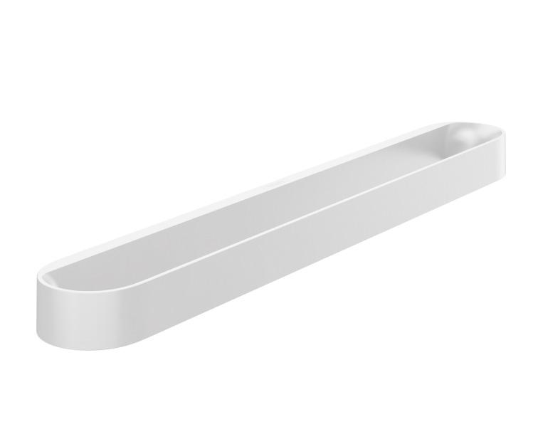 Hansgrohe WallStoris h&aring;ndkl&aelig;destang 581mm - Mat hvid