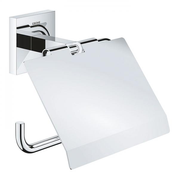 Grohe Start Cube toiletpapirholder m/l&aring;g - Krom