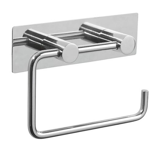 Pressalit toiletpapirholder m/bagplade - Poleret rustfrit st&aring;l