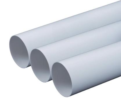 Rund kanalr&oslash;r PVC 1,5 meter - &Oslash;100 mm