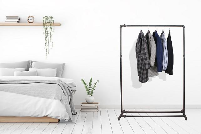 Simple Racks Greenwich Village fritstående tøjsystem - 113 x 35 CM Simple Racks Greenwich Village fritstående tøjsystem - 113 x 35 CM