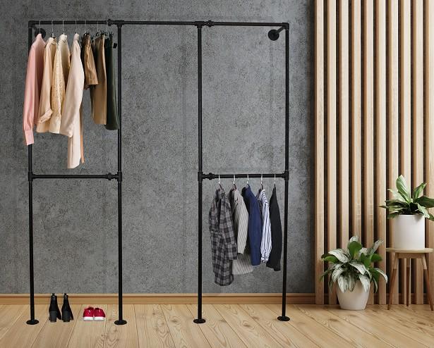 Simple Racks Manhattan v&aelig;gh&aelig;ngt t&oslash;jsystem - 185 x 35 CM