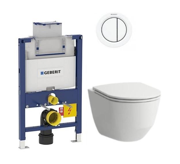 Laufen Pro Rimless toiletpakke inkl. lav cisterne, hvid betjening og s&aelig;de m/soft-close