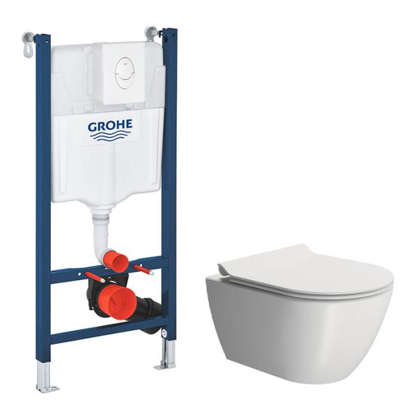 GSI Pura mat hvid 50 toiletpakke inkl. sæde m. softclose, cisterne og hvid betjening GSI Pura mat hvid 50 toiletpakke inkl. sæde m. softclose, cisterne og hvid betjening