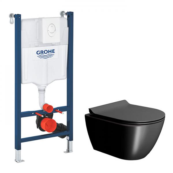 GSI Pura Ardesia 50 toiletpakke inkl. sæde m. softclose, cisterne og hvid betjening GSI Pura Ardesia 50 toiletpakke inkl. sæde m. softclose, cisterne og hvid betjening