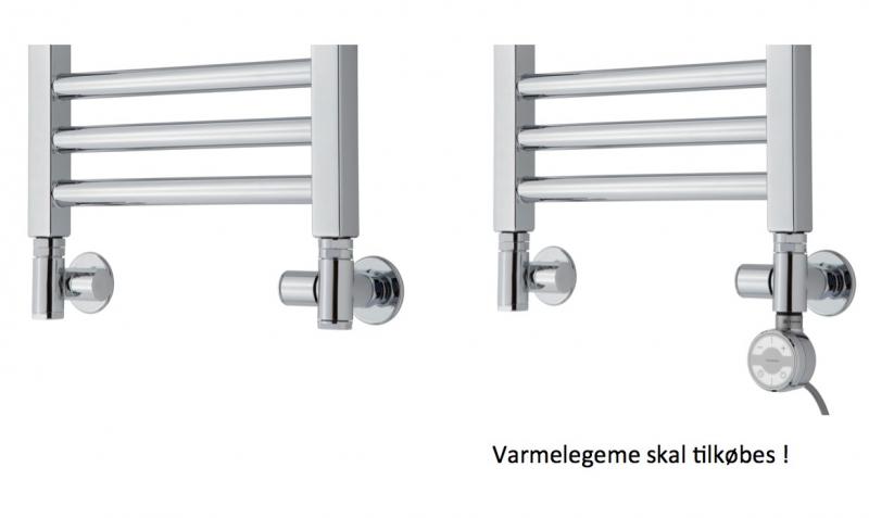 TVS 130 CR vinkelventils&aelig;t til kombidrift - Krom