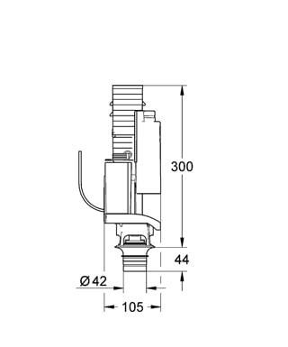 Grohe Rapid&nbsp;AV1&nbsp;bundventil