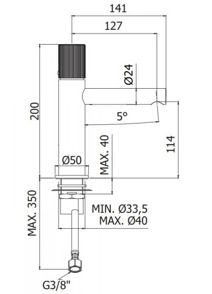 Lavabo Mira 020 håndvaskarmatur - Krom Lavabo Mira 020 håndvaskarmatur - Krom