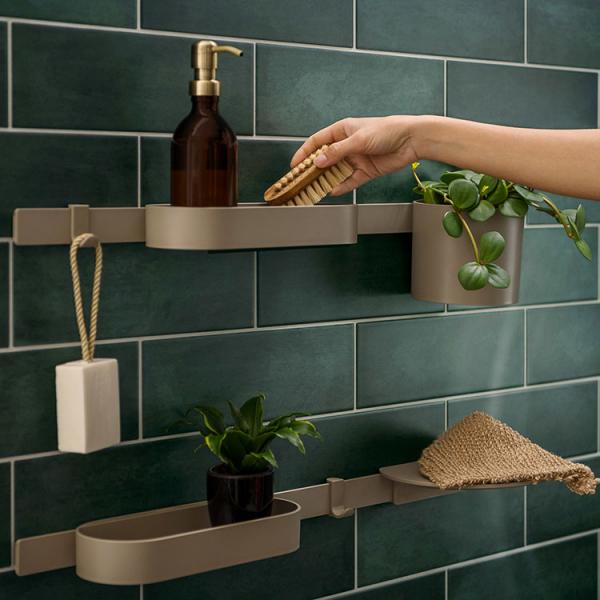 Hansgrohe WallStoris hylde - Planet edition (sand) Hansgrohe WallStoris hylde - Planet edition (sand)