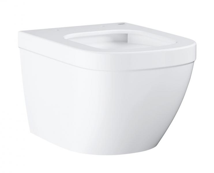 Grohe Euro kompakt toiletpakke inkl. sæde m/soft-close, mellem cisterne og krom betjening Grohe Euro kompakt toiletpakke inkl. sæde m/soft-close, mellem cisterne og krom betjening