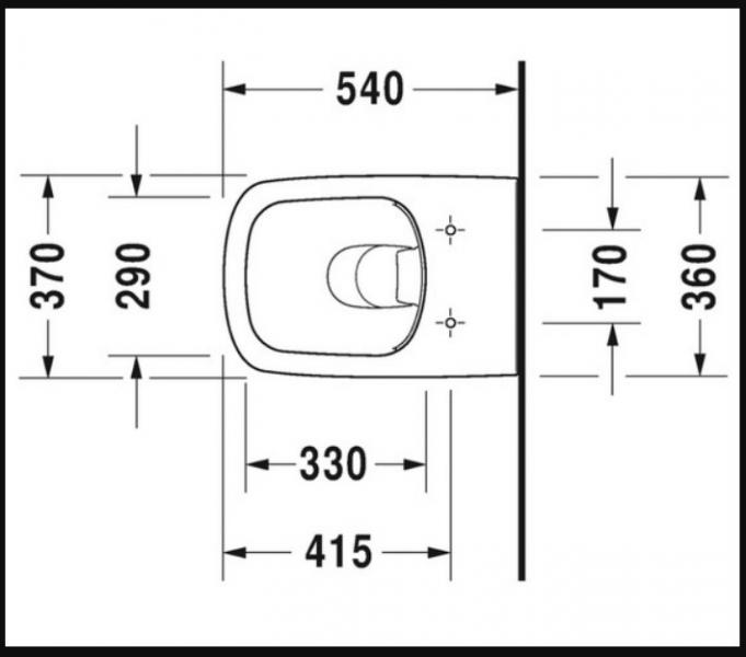 Duravit Durastyle Rimless toiletpakke inkl. s&aelig;de m/softclose, cisterne og hvid betjening