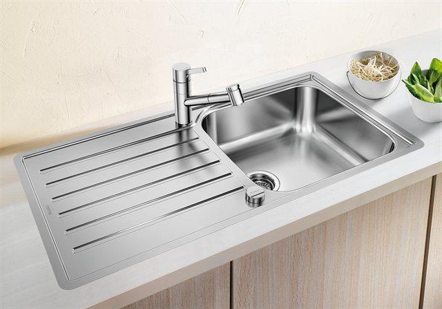 Blanco Lantos XL 6S-IF k&oslash;kkenvask - Rustfrit st&aring;l