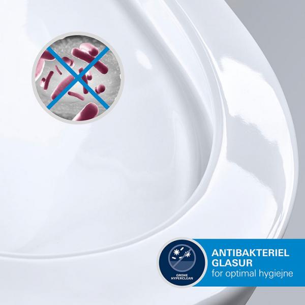 Grohe Euro 2.0 60 håndvask t/væg - Uden hanehul - HyperClean Grohe Euro 2.0 60 håndvask t/væg - Uden hanehul - HyperClean