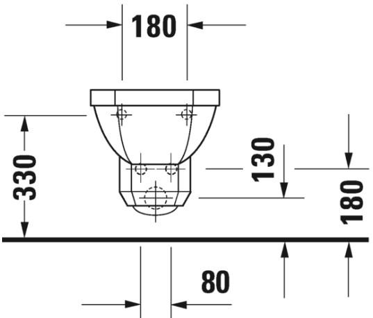 Duravit 1930 væghængt bidet Duravit 1930 væghængt bidet