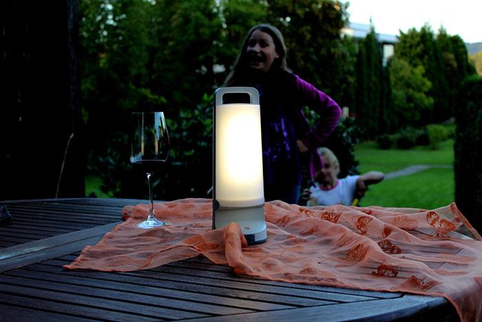 Lutec Dragonfly Solar bordlampe m/solceller - Hvid
