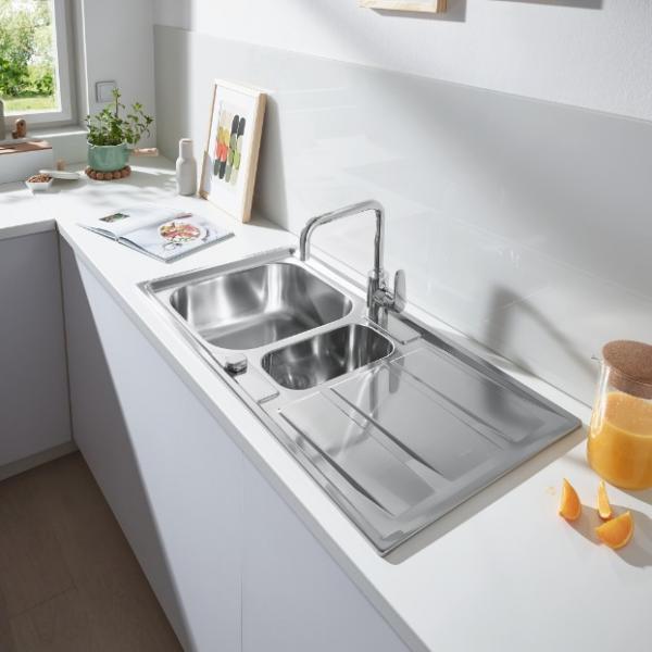 Grohe NEW Eurodisc k&oslash;kkenarmatur - Krom