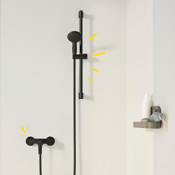 Grohe Start brusearmatur - Mat sort Grohe Start brusearmatur - Mat sort
