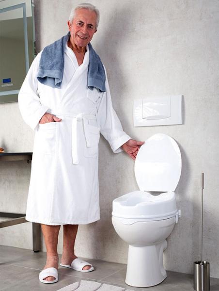 Ridder Assistent toiletforhøjer m/låg - Hvid Ridder Assistent toiletforhøjer m/låg - Hvid