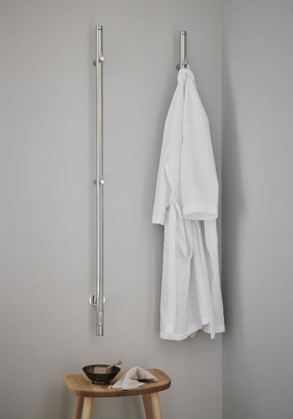 Hafa Grace håndklædetørrer - 7,5x140,5 cm - Rustfrit stål Hafa Grace håndklædetørrer - 7,5x140,5 cm - Rustfrit stål