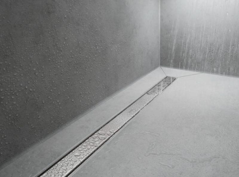 Hansgrohe RainDrain Match Kappes&aelig;t - 90 cm - B&oslash;rstet rustfri st&aring;l