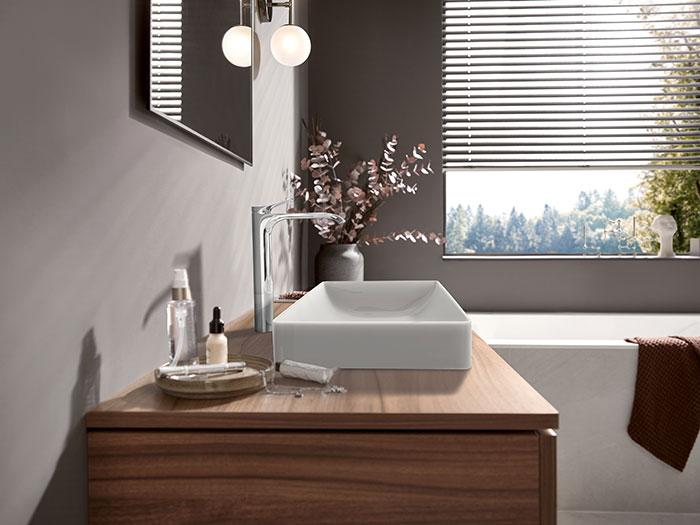 hansgrohe Vivenis 250 h&aring;ndvaskarmatur m/l&oslash;ft-op bundventil - Krom