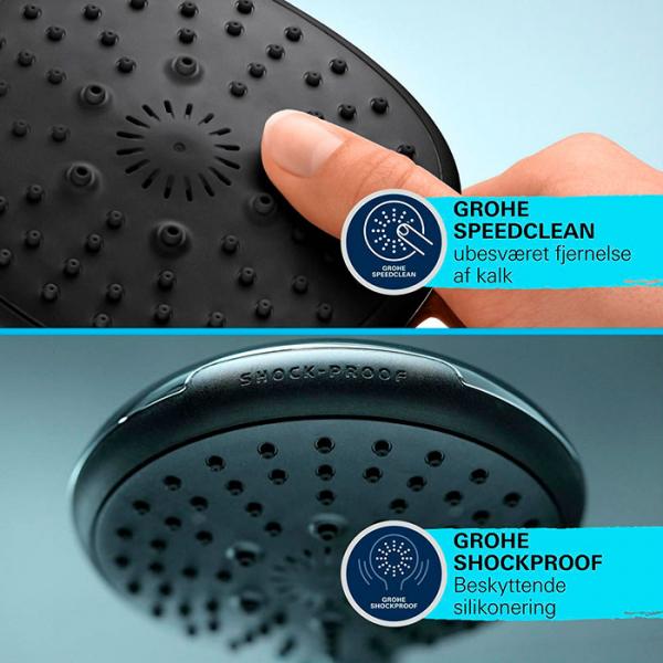 Grohe Vitalio Start 110 bruses&aelig;t 2 sprays m/WaterSaving