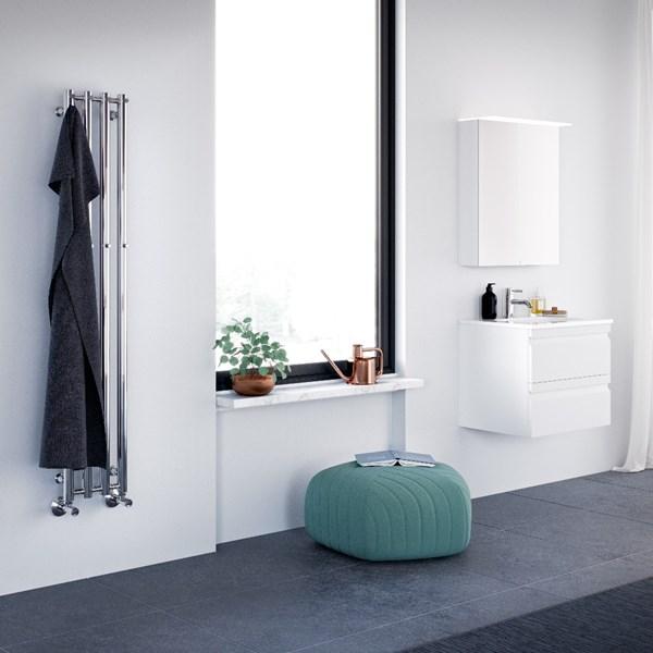 Strømberg Regus håndklædetørrer - 11,5x95 cm - Hvid Strømberg Regus håndklædetørrer - 11,5x95 cm - Hvid