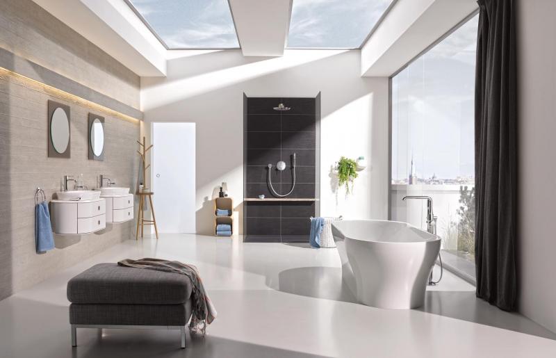 Grohe Essence New håndvaskarmatur u/bundventil - Poleret cool sunrise Grohe Essence New håndvaskarmatur u/bundventil - Poleret cool sunrise
