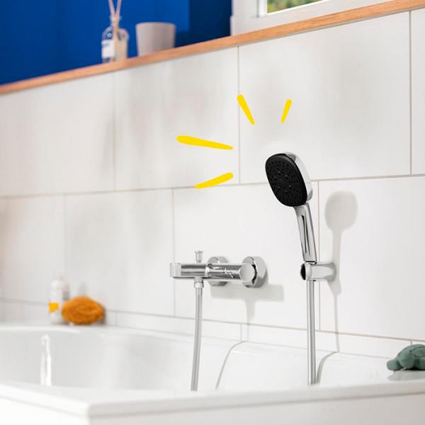 Grohe Vitalio Comfort 110 brusesæt 3 sprays m/vægholder & Water Saving Grohe Vitalio Comfort 110 brusesæt 3 sprays m/vægholder & Water Saving