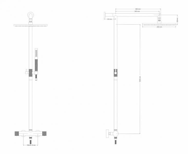 Cass&oslash;e Crystal Cut komplet brusesystem - T8 - Mat sort