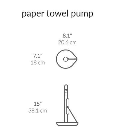 Simplehuman k&oslash;kkenrulleholder m/spray - Sort